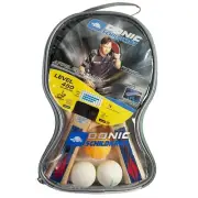 Donic Schildkrot Mikael Appelgren Level 450 Pair 2 Table Tennis Bats & Balls Set