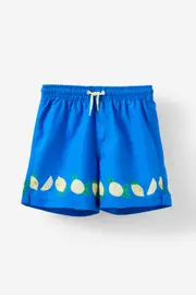 [Cotton On Kids] Cotton On Kids - Bailey Board Short - Harbor blue/lemon border 3 HARBOR BLUE/LEMON BORDER