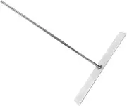 Ergonomic Handle BBQ Charcoal Ash Rake Easy Hanging Hole for Grill Oven Stove