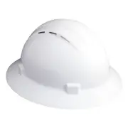 Erb Safety Hard Hat,Type 1, Class C,Ratchet,White 19431 Erb Safety 19431