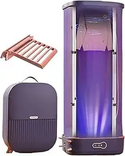800W Portable Heated Clothes Airer, Folding Electric Clothes Dryer Indoor Hot Air Folding Clothes Drying Rack,0-180min Timing,10kg Max Load,Mini Travel Clothes Dryer Machine for Apartments and Home