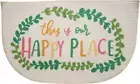 Textured Printed Kitchen Rug/Mat (18"x30") THIS IS OUR HAPPY PLACE, D Shape, MH