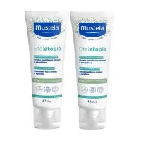 在飛比找momo購物網優惠-【Mustela 慕之恬廊】柔舒面霜40ml(兩入組)