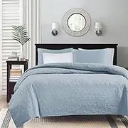 Madison Park Quebec 3 Piece Coverlet Set, King, Blue