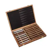 IMOTECHOM 8-Pieces HSS Wood Turning Tools Lathe Chisel Set with Wooden Box