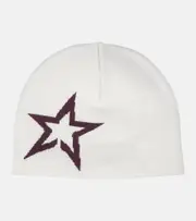 [Perfect Moment] Perfect Moment Printed wool beanie One Size white