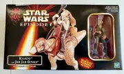 Star Wars Episode 1 Kaadu and Jar Jar Binks with Energy Ball Atlatl, NIB 1998