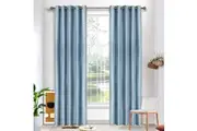 Curtain Wonderland Bamboo Blockout Eyelet Curtain 220cm or 250cm Drop Taupe