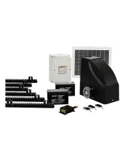 [LockMaster] Automatic Sliding Gate Opener Kit 10W Solar 6m 600kg