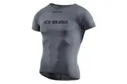 Skins Men's Cycling Activewear Short Sleeve Baselayer Charcoal