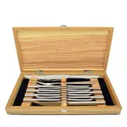 Wusthof 10 Piece Stainless Steel Steak Knife & Carving Set