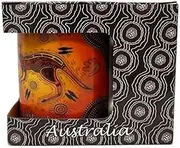 ILA Australia Kangaroo Aboriginal Design Coffee Mug