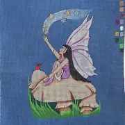 LRM HAND PAINTED NEEDLEPOINT CANVAS: DREAM FAIRY BM