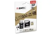 Emtec Micro SD 32GB C10 USB 2.0 Card Reader Bundle AUS