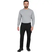 Mens Hard Yakka 3056 Stretch Canvas Cargo Pants Black