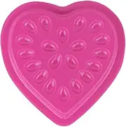 100Pcs Eyelash Extension Glue Trays with Flower Base Eyelash Supplies Eyelash Dropper Tray for Girls, rose pink