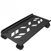 Game Office Computer Tower Stand PC Case Holder Stand Heavy-Duty with Wheels