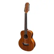 NEW Martinez 12 String Solid Koa Top Acoustic-Electric TS-Mini Guitar (Gloss)