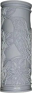 Clay Slab Roller | Texture Roller Modeling Pattern Tool | Crafting Supplies, Arts & Crafts Stamps with Bird Bee Whale Pattern, Pottery Tools for Pottery Ceramics