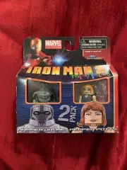 MARVEL MINIMATES / IRON MAN 2 / HAMMER DRONE & PEPPER POTTS / 2010 / NIB