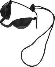 HONMEET Safety Goggles Eye Patch for UV Eyepatch for Cosmetic Procedures Tanning LED Treatments Eye Protection in Black