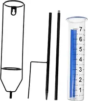 Large Rain Gauge Outdoor Measuring Cup for Yard Garden Accurate Rain Measure Tool and Letters