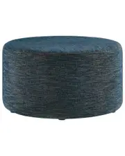 Modway Callum Large 29" Round Woven Heathered Ottoman