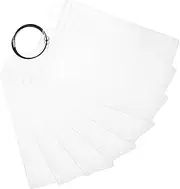 Mipcase 6pcs Travel Tags Clear Card Holders for Easy Identification for Golf Trips and Cruises Luggage Tags from Water Damage for Travelers and Professionals