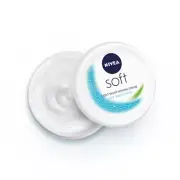 NIVEA Soft 100ml - Non-Greasy Moisturizer for Face, Hands & Body with Vitamin E