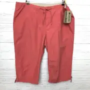 NEW Columbia Coral Clamdigger Pants Lightweight Outdoors Capri size XL