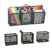 Magnetic Pencil Holder, Locker Shelf Organizer, Metal Storage Basket for Pack 4