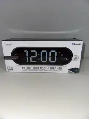 Sentry Deluxe Bluetooth Speaker with Alarm Clock Radio (SPBT14)