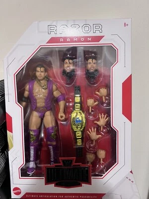 WWE Ultimate Edition 16 Razor Ramon CHASE Purple Attire Mattel Action Figure