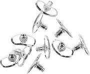 [LOLIPPYY] 10Pcs Earring Lifters for Heavy Earrings Backing to Prevent Drooping Enhance Appearance for Weddings and Special Events Durable and Stylish Earring Backs