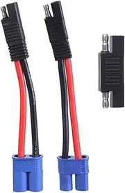 EC8 Male and Female Power Cable 10AWG Silicone Wire for Car Motor Solar Panel Battery Charging 16cm