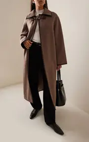 [Toteme] Double-Clasp Wool Coat