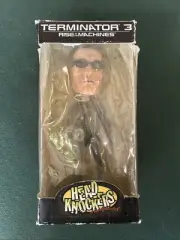 NIB 2003 Warner Bros Neca Head Knockers Series Terminator 3 T-850 Bobblehead