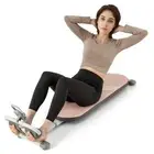 Sit Up Bench Foldable Home Gym Fitness Equipment w/Adjustable Angles & Length