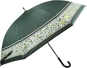 [ベーシックスタンダード] Long Umbrella, Sun & Rain, Women's, Hand Opening, Lightweight, Mini, Cute, Flower Ribs, 18.5 inches (47 cm), Inner Coating, 99.9% UV Reduction, First Class Light Blocking, UPF50+, Heat Shield, Stylish