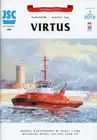 Polish Tractor Tug VIRTUS (2009) # Card Model # Scale 1/100 # JSC109