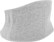 Waist Supporter for Men Women Lumbar Support Band Cotton Lumbar Support Belt for Back Pain Lower Back Support Portable Office Sports (light Grey)