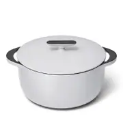 Caraway Enameled Cast Iron 6.5 Qt Dutch Oven with Flat Lid