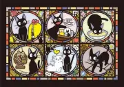 208-AC02 town news courier Gigi 208 Peace Art Crystal Jigsaw