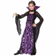 Fun World - Vampire Countess of Darkness Child Halloween Costume - (Small 4-6)