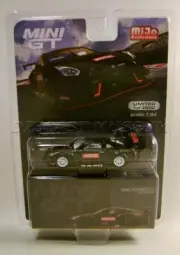 NISSAN GT-R NISMO GT3 2018 TEST CAR MOTUL BLACK CHASE MIJO MINI GT DIECAST 2022