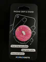 AUTHENTIC Popsockets Single Phone Grip Pink DONUT PopSocket Universal Holder