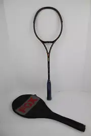 Fox Squash Plus Graphite Squash Racket w/ Cover - Unstrung, Vintage