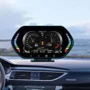 Head Up Display Speedometer Turbo Alarm Temp Kit Car OBD2+GPS HUD Gauge Digitaaf (for: Honda)