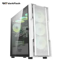 在飛比找PChome24h購物優惠-darkFlash大飛 DK431 白色 ATX (含4顆C