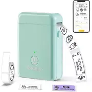 Label Maker Machine, Portable Bluetooth Printer, Waterproof Continuous Labels